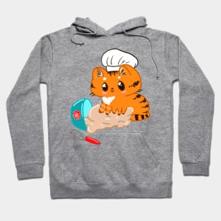 Bitty the kitty Making Biscuits Hoodie